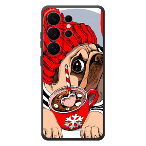 Бампер для Samsung Galaxy S26 Ultra с картинкой "Песики" (Грустная собака)