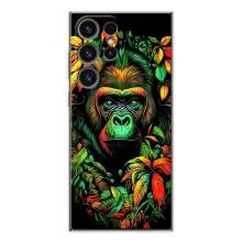 Чехол с Обезьянами Samsung Galaxy S26 Ultra - (AlphaPrint) (Обезьяна в тропиках)