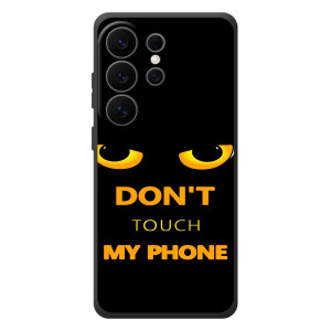 Чехол с Прикольным принтом на Samsung Galaxy S26 Ultra (Не трогай мой телефон)