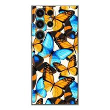 Чохол з принтом для Гелексі С26 Ультра - (Прикольні) (AlphaPrint) (Яскраві метелики)