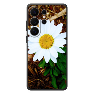 Чехол с ромашками на Samsung Galaxy S26 Ultra – Белая ромашка