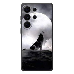 Чехол с Волком на Samsung Galaxy S26 Ultra – Волк и луна