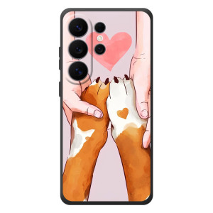 Чехол (ТПУ) Милые собачки для Samsung Galaxy S26 Ultra (Любовь к собакам)