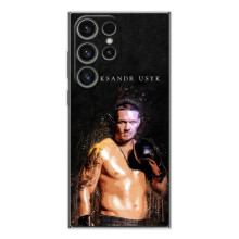 Чехол с картинкой Александр Усик для Samsung Galaxy S26 Ultra – Чемпион Усик