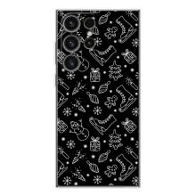 Новорічні, Святкові Чохли для Samsung Galaxy S26 Ultra - 2024 год (Новорічний фон)