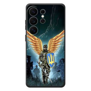 Патріотичний Чохол для Samsung Galaxy S26 Ultra (ЗСУ з крильми)