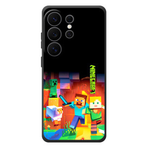 Чехлы для Samsung Galaxy S26 Ultra (Персонажи Майн Крафт) – Герой Майнкрафт