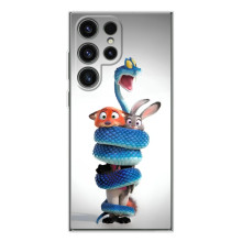 Силиконовый чехол с принтом Зоотрополіс для Samsung Galaxy S26 Ultra – Змея Зоо