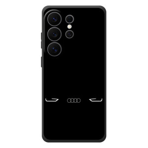 Силиконовый бампер с картинкой машины на Samsung Galaxy S26 Ultra (Силует Audi)