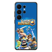 Силиконовый Чехол (атрибутика Клеш Роял) для Samsung Galaxy S26 Ultra (Клеш Король)