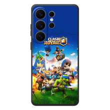 Силиконовый Чехол (атрибутика Клеш Роял) для Samsung Galaxy S26 Ultra (Клеш рояль)