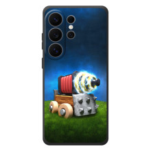 Силиконовый Чехол (атрибутика Клеш Роял) для Samsung Galaxy S26 Ultra (Пушка)