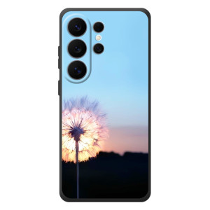 Силиконовый Чехол с одуванчиками на Samsung Galaxy S26 Ultra – Закат с одуванчиком
