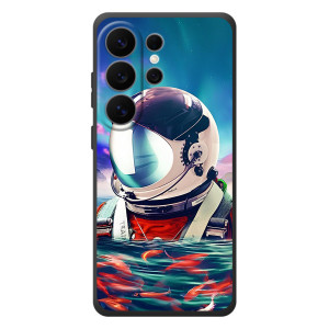 Силиконовый Чехол с принтом "Космонавты" на Samsung Galaxy S26 Ultra – Космонавт в воде