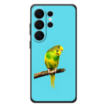 Силиконовый чехол с птичкой на Samsung Galaxy S26 Ultra – Попугайчик