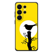 Силиконовый чехол с птичкой на Samsung Galaxy S26 Ultra – Птичка