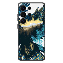 Силиконовый чехол с птичкой на Samsung Galaxy S26 Ultra – Яркий Орел