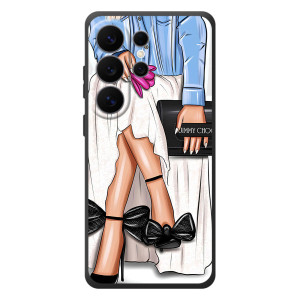 Силіконовый Чохол на Samsung Galaxy S26 Ultra з картинкой Модных девушек (Мода)