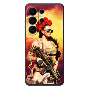 ЗСУ Чохли (TPU) для Samsung Galaxy S26 Ultra – Жінка солдат