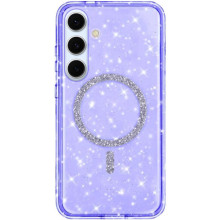 Чохол TPU Eclipse Sparkle (MagFit) для Samsung Galaxy S26 – Фіолетовий