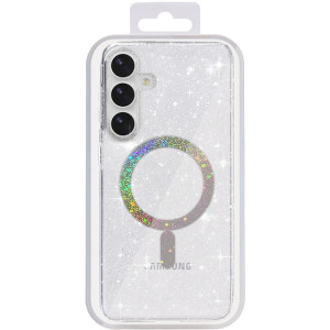 Чехол TPU Eclipse Sparkle Magnetic Fit для Samsung Galaxy S26 – Прозрачный