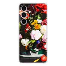 Бренднові Чохли для Samsung Galaxy S26 - (PREMIUMPrint) (Nike цветы)
