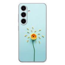Чохли з квітами для Samsung Galaxy S26 (VPrint) (Жовта квітка)