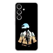 Силиконовый чехол с картинкой "Герой Pubg" на Samsung Galaxy S26 – Пубг мен