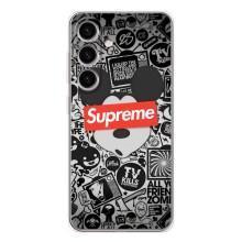 Чехол с Брендами одежды на Галакси С26 – Supreme Маус