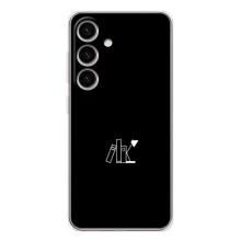 Чехол с картинками на черном фоне для Samsung Galaxy S26 – Книжки