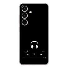 Чехол с картинками на черном фоне для Samsung Galaxy S26 – Плеер
