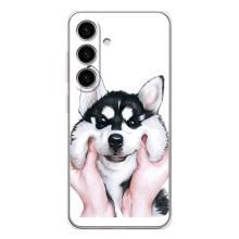 Бампер для Samsung Galaxy S26 с картинкой "Песики" (Собака Хаски)