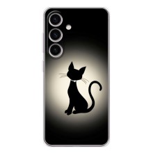 Чохол з принтом для Samsung Galaxy S26 (AlphaPrint) Модні коти (Силует котика)