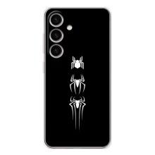 Чехол Супергерой Человека Паука на Samsung Galaxy S26 – Лого паука