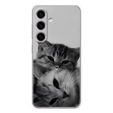 Чохол з малюнком кіт на Samsung Galaxy S26 (Пара котів)