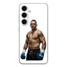 Чехол с картинкой Александр Усик для Samsung Galaxy S26 – Усик на белом