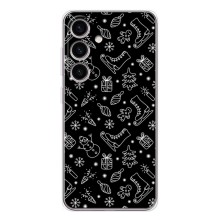 Новорічні, Святкові Чохли для Samsung Galaxy S26 - 2024 год (Новорічний фон)