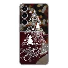 Різдвяні Чохли для Samsung Galaxy S26 (VPrint) (Ялинка яскрава)