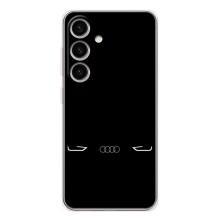Силиконовый бампер с картинкой машины на Samsung Galaxy S26 (Силует Audi)