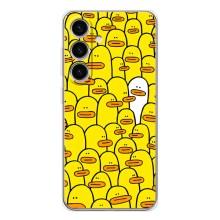 Силиконовый бампер с картинкой животных для Samsung Galaxy S26 (Особенный)