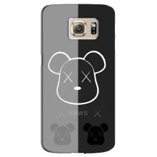 Чехлы для Samsung Galaxy S6 Edge / G925 - Bearbrick Louis Vuitton (PREMIUMPrint) (БеарБрик глаза)