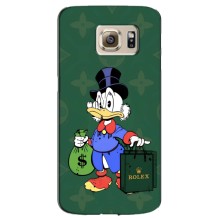 Чехлы для Samsung Galaxy S6 Edge / G925 - Скрудж МакДак Louis Vuitton (PREMIUMPrint) (Богатая Утка)