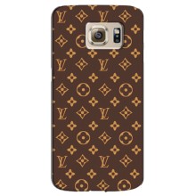 Чохли Луі Вітон для Samsung Galaxy S6 Edge / G925 (AlphaPrint - LOUIS VUITTON) (фон LOUIS VUITTON)