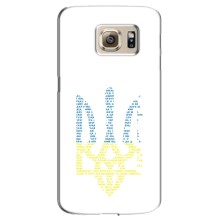 Чохли для Samsung Galaxy S6 Edge / G925 Укр. Символіка (AlphaPrint) (Герб з букв)