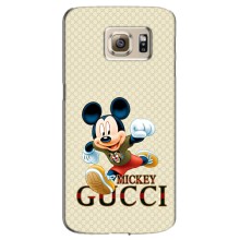 Чехол Disney Mouse Samsung Galaxy S6 Edge / G925 (PREMIUMPrint) (Mikki Gucci)