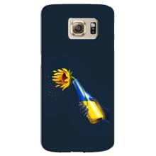 Чехол для Патриота Украины Samsung Galaxy S6 Edge / G925 - (AlphaPrint) (Коктейль молотова)