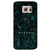 Новогодние, Праздничные Чехлы для Samsung Galaxy S6 Edge / G925 - 2024 год (Winter)