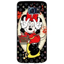 Чехол Disney Mouse Samsung Galaxy S6 / G920 (PREMIUMPrint) (Минни peace)