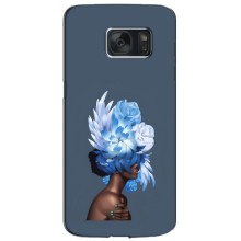 Чехлы (ART) Цветы на Samsung Galaxy S7 / G930 (VPrint) (Цветы на голове)