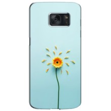 Чехлы с Цветами для Samsung Galaxy S7 / G930 (VPrint) (Желтый цветок)